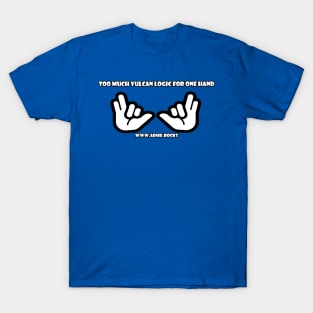 too much trek logic for one hand T-Shirt